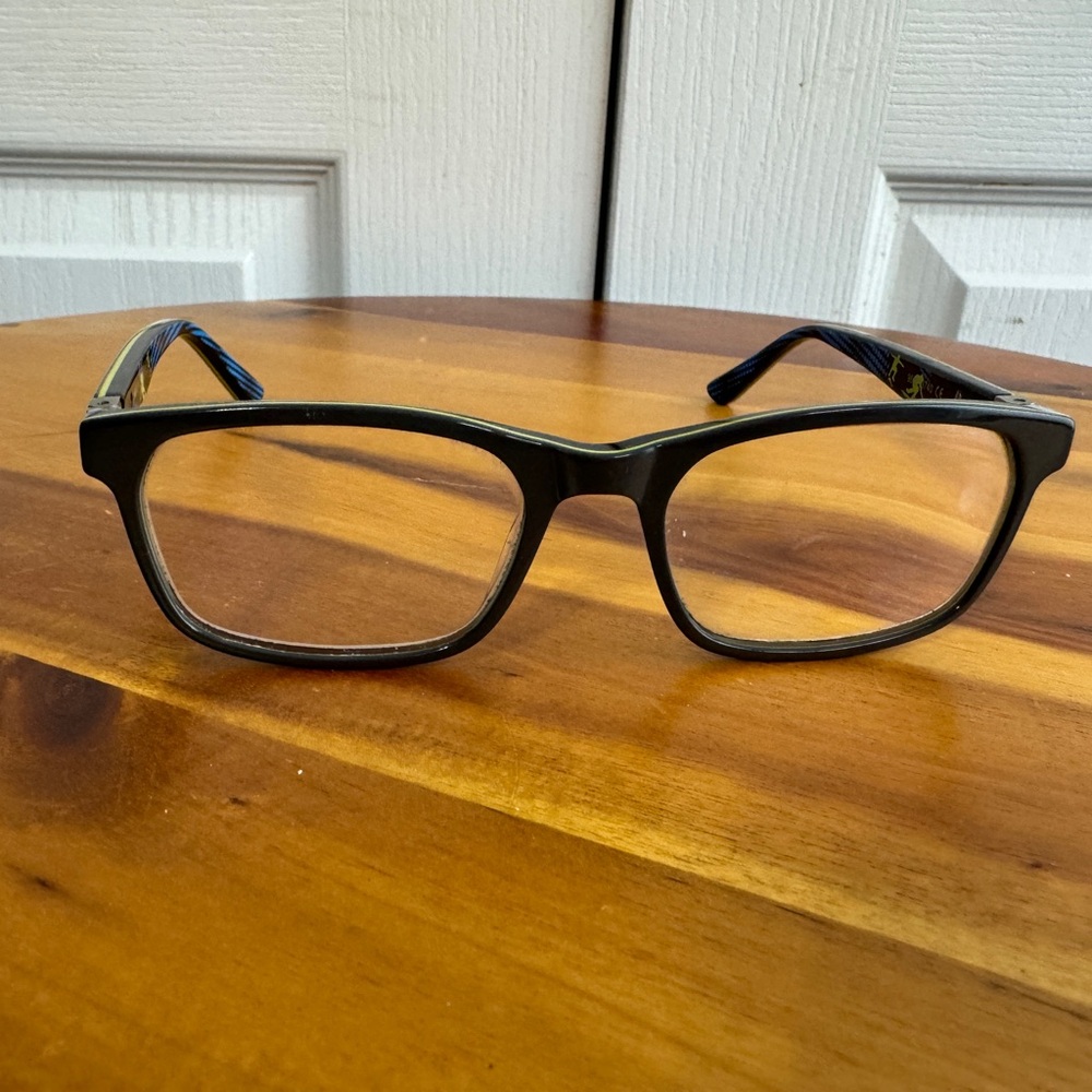 Tony Hawk‎ THK blue green square frame glasses